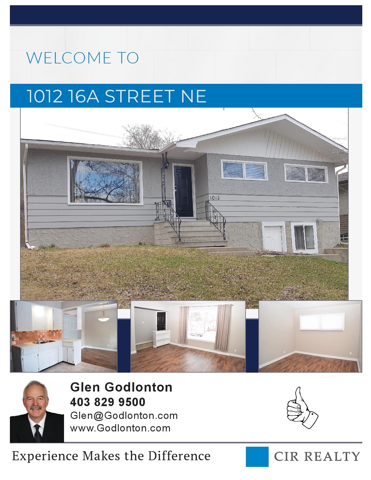 1012 16A STREET NE color CIr Feature Sheet page 1 1 1 | Non-Legal Secondary Suites in Calgary
