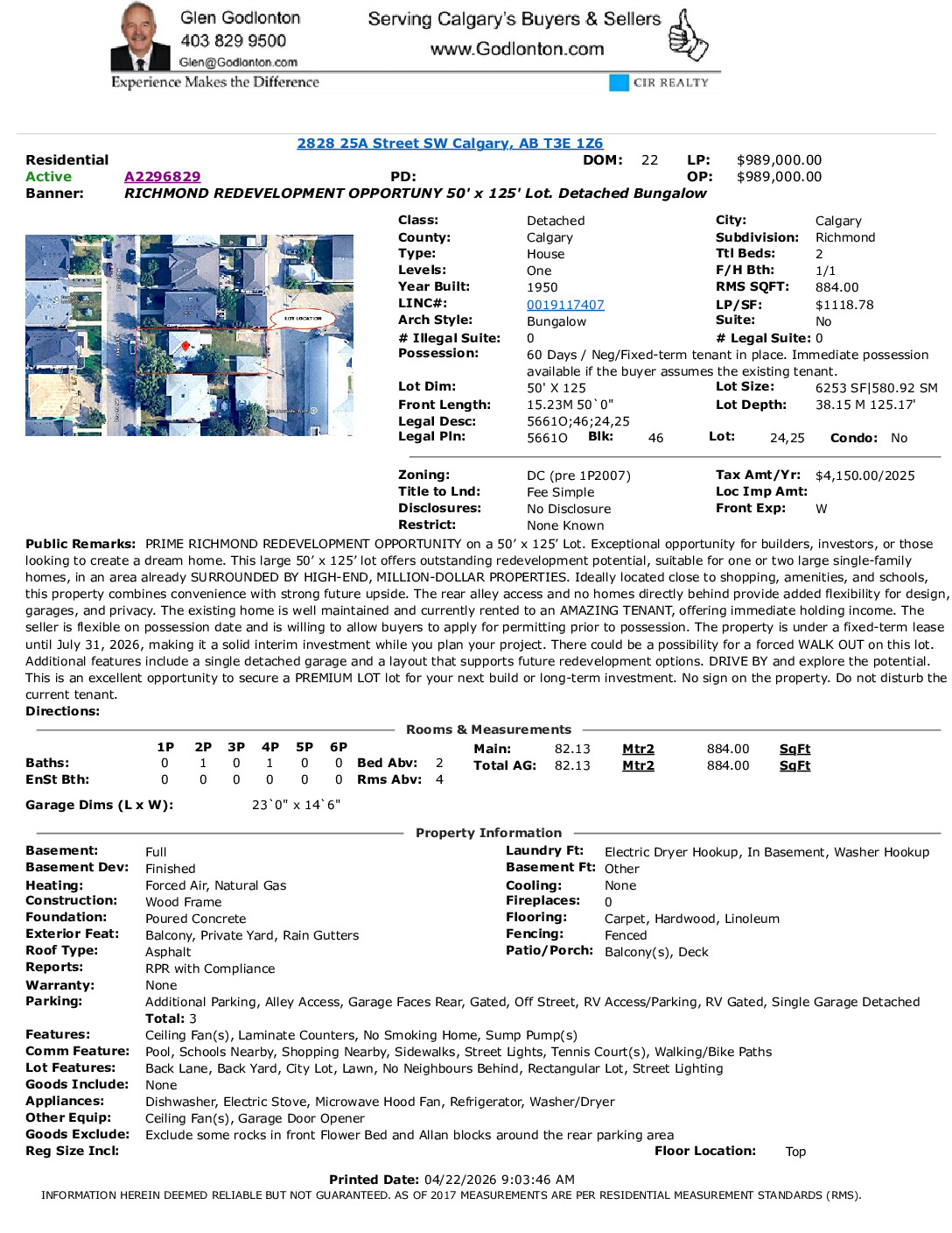 Active MLS for web 2828 25 A Street SW pdf | 2828 25A Street SW